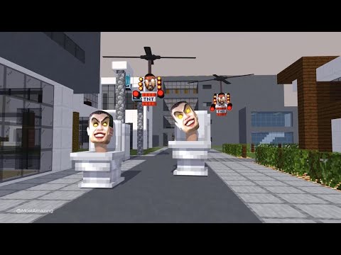 Monster Vs Skibidi Toilet Apocalypse Attack part 2 - Minecraft Animation