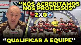 LEONARDO JARDIM: “ACREDITAMOS EM PROCESSOS”! REACT COLETIVA DO TREINADOR DO FLAMENGO 