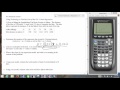 Linear Regression Techniques with TI-84