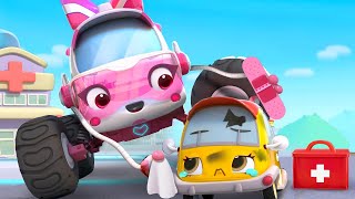 Nee-naw Nee-naw Ambulance Song | Street Vehicles | Nursery Rhyme & Kids Songs | BabyBus - Cars World