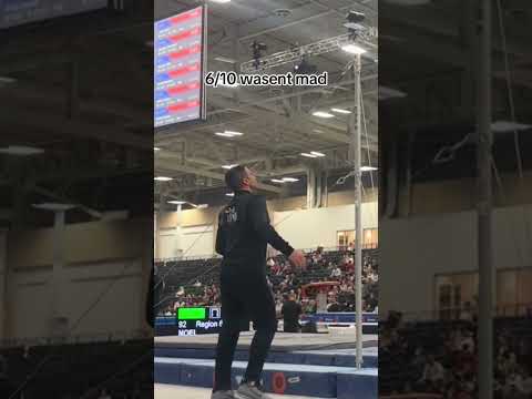 He needs a raise #gymnastics #fail #funny #viral