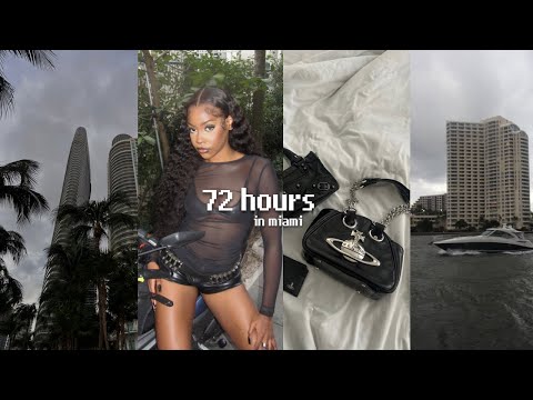 impulsive trip to miami for 72 hours | miami travel vlog *girls trip*