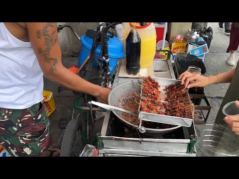 Manila, Philippines: Local Life and Street food in Baclaran Market 