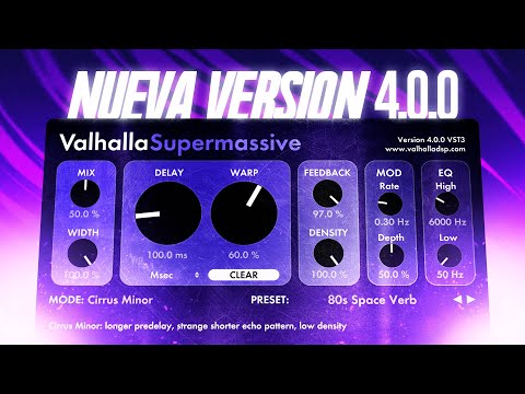 NUEVA VERSÍÓN Valhalla Supermassive ¡GRATIS! 🎹🔥 ¡EL MEJOR Reverb de Internet!