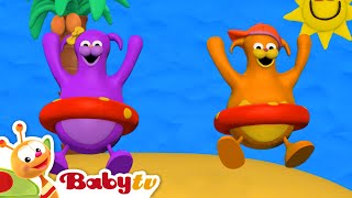 Ada Macerası 🏝️ | Güneşin Altında Eğlence ve Yüzme @BabyTVTR