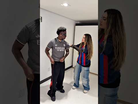 Real Madrid or Barcelona ? ☠️ #shorts #realmadrid #barcelona #explore #ronaldo #messi  #futebol #fyp
