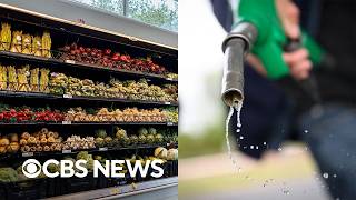YouTube video thumbnail: Americans Paying More for gas, Groceries Despite Trump's Promises, Data Shows