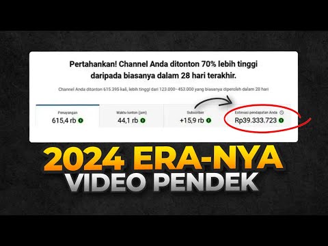 NYESEL BARU PRAKTEK SEKARANG, Tembus 30 Juta/Bulan Dari Video Pendek - Cara Dapat Uang Dari Internet