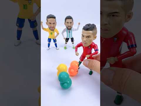 Satisfied Unboxing 2 and reviews Ronaldo & Messi, Neymar Toy | Fun Video ASMR