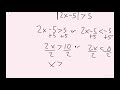 Solving Absolute Value Inequalities in Algebra 1