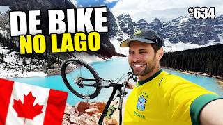De Bike até o Moraine Lake! O Pedal MAIS BONITO do Canadá? #634