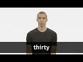 Understanding the Number 30