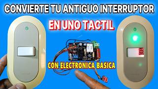 ✅ NO TIRES TU INTERRUPTOR ANTIGUO MIRA 👀 👉 LO QUE PUEDES HACER CON SOLO ELECTRONICA BASICA!
