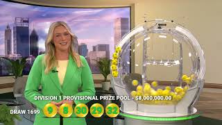 OZ Lotto Results - Draw 1699 - 08 September 2026
