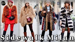 Milan Winter Street Style 2026 ❄️ Fur Coats, Chic Looks & Luxury Vibes | Most Stylish Street Looks