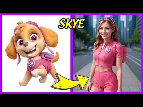 How Paw Patrol Characters Look In Real Life 🐶 (2025) ~ Guess The Paw Patrol Characters by Voice 🔊