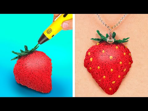 GENIUS HACKS DENGAN PENA 3D | Ide Perhiasan dan Mode DIY yang Lucu oleh 123 GO! Seri