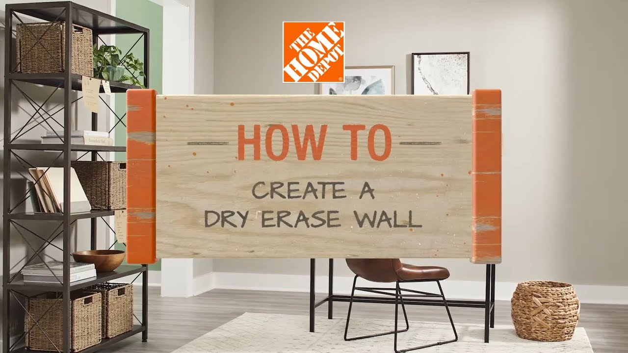 How to Make a Dry Erase Wall 