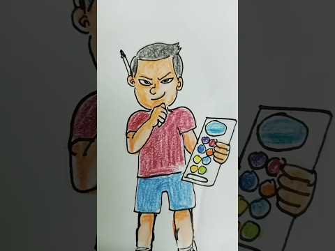 สภาพของผม😳😳😳 #drawing #วาดรูป #การ์ตูน #ตลก