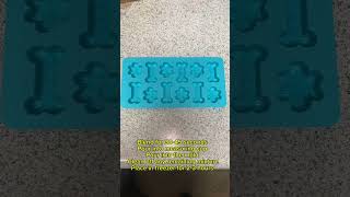 Cucumber and yogurt frozen dog treats