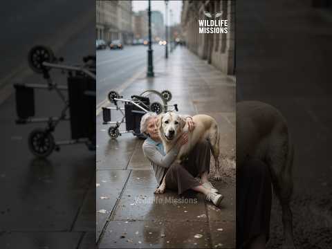 그녀는 늙고 힘이 없지만 든든한 보디가드를 만났다 🐕😡 #반려견 #정의