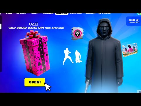 FREE SQUID GAME SKIN NOW in Fortnite!