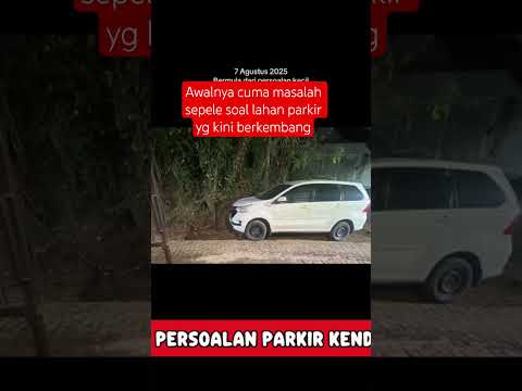 Awalnya cuma masalah lahan parkir#yaimim #sahara