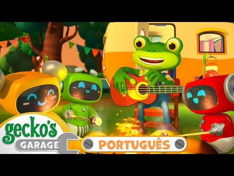 Gecko e os Mecânicos Vão Acampar! | MARATONA DO GECKO! | Desenhos Animados Infantis em Português