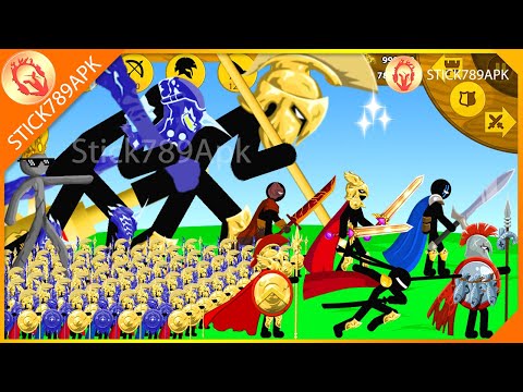 GOLDEN SHADOWRATH, XIPHOS, WRATHNAR, ATREYOS FISHER VS ALL BOSS | Stick War Legacy Mod | Stick789Apk