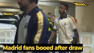Madridistas CONFRONT the REAL MADRID PLAYERS after the DRAW against Betis!