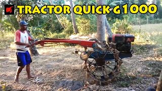 TRAKTOR LEWAT DEPAN RUMAH, BERANGKAT PAGI PULANG MALAM HARI BEKERJA GIAT TANPA LELAH