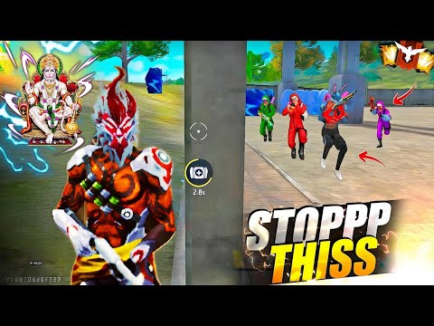 Esport player 💪 99%Headshot Rate ⚡| Solo Vs Squad Full Gameplay | Free Fire India
