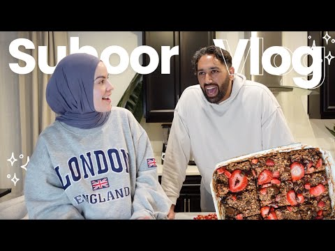 Ramadan Vlog: Suhoor Snack Idea + Funny Q&A with My Husband