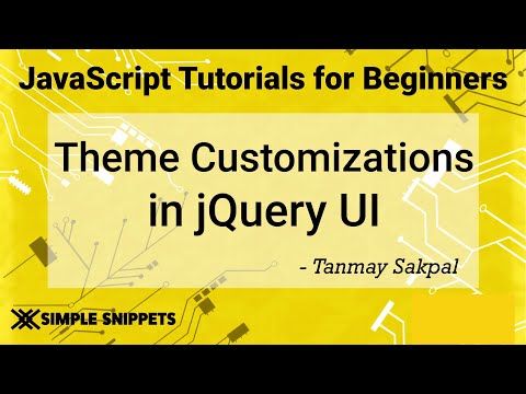 59 - themeroller in jQuery UI | theme roller customizations in jQuery UI