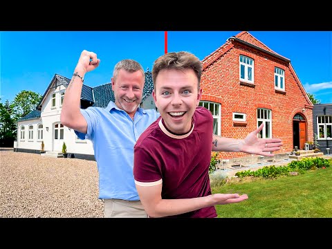 Kigger på huse med min far i Jylland