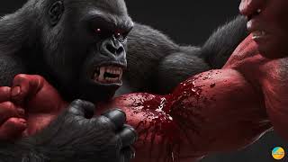 King Kong vs. Hulk: She-Hulk Zombie Blows Up Ancient Fortress in an Unbelievable Combat!
