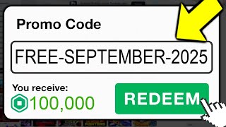 This *SECRET* Promo Code Gives FREE ROBUX! (Roblox September 2025)