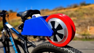 kit elétrico PORTÁTIL pra bicicleta caseiro com HOWERBOARD 