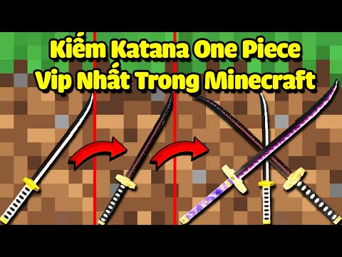 Nếu Noob Sở Hữu Kiếm Katana One Piece Vip Nhất Trong Minecraft ** Noob Xung Phong Ra Chiến Trường