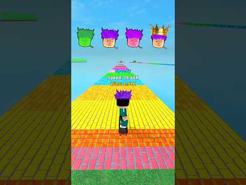 Thanos plays Skateboard Speed Challenge 🏃💥#roblox #shorts