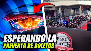 TRATANDO DE CONSEGUIR LOS BOLETOS PARA EL EVENTO ESPECIAL DE DEMON SLAYER #demonslayer