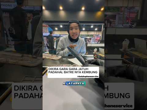 LCD kebuka di kira jatoh,padahal baterai nya kembung #shorts #iphone #service #amino #serviceiphone
