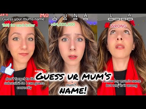 You have to guess your mum’s name for a prize.. (FULL STORY)