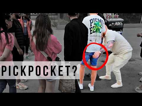 Did we accidentally film a pickpocket in Paris and not notice?