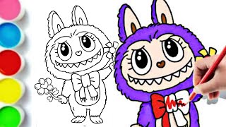 How to Create Your Own Labubu Drawing for Kids | Easy Step-by-Step Tutorial 🖍️🎨