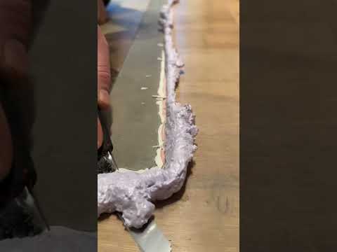 Boden nivellieren/ Boden spachteln/ Fliesen anschleifen /Schaumstoff entfernen/ Kattermesser