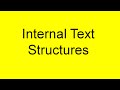 Exploring Internal Text Structures in Nonfiction