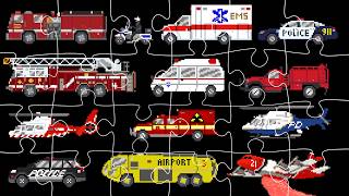 Emergency Vehicles Jigsaw Puzzle - The Kids' Picture Show