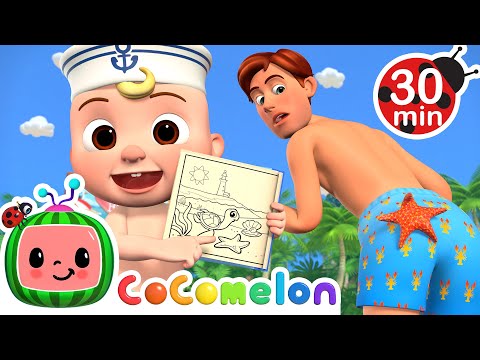 Playdate at the Beach Song + MORE CoComelon Nursery Rhymes & Beach Songs