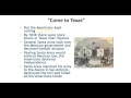 Texas History and Independence